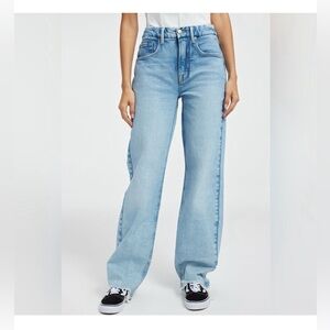 Good American Good 90’s Is Relaxed Jeans in Indigo 349 (discontinued)